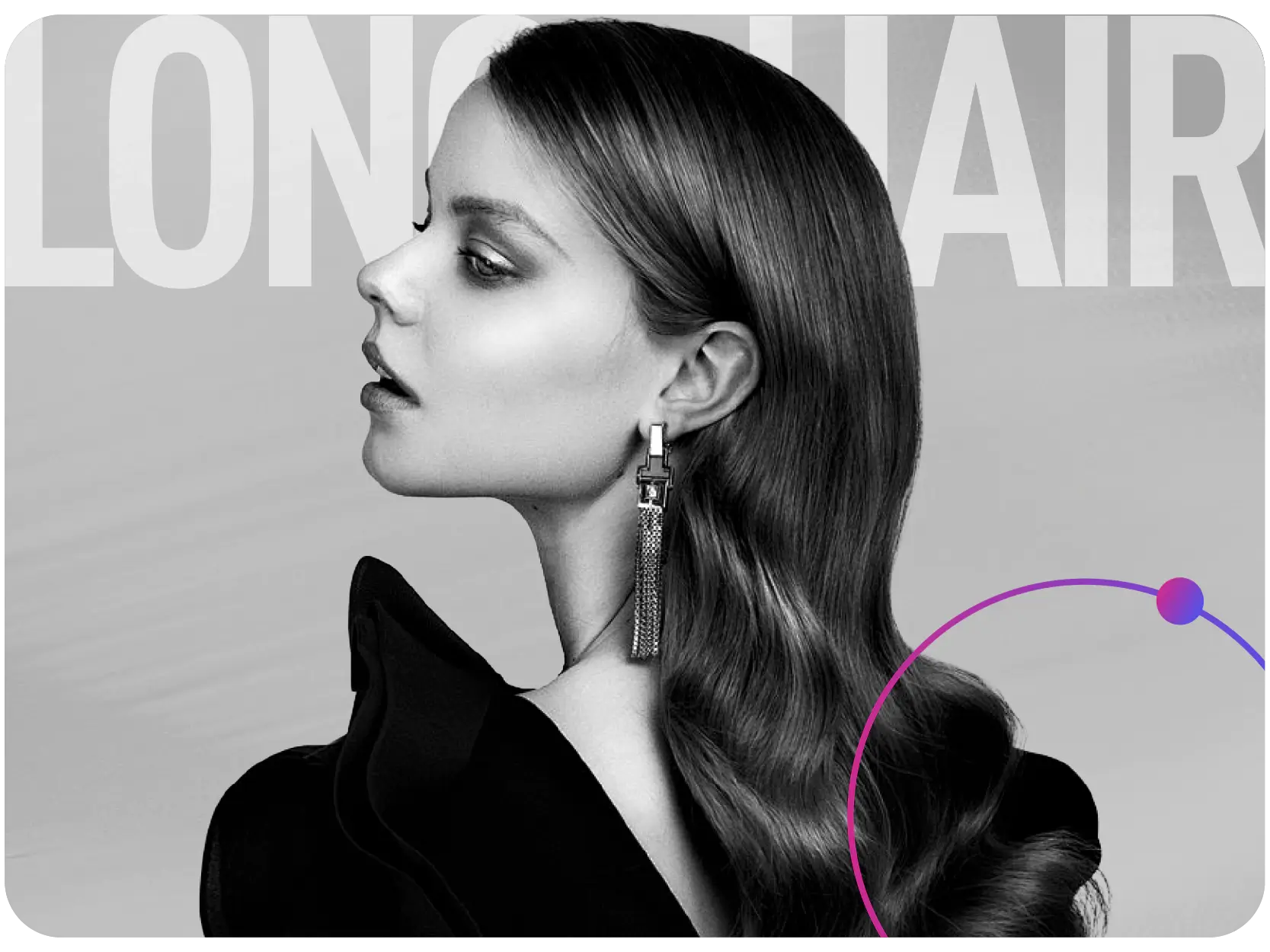 long hair filter side wave example